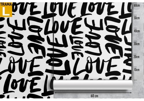 Wallpaper written LOVE pattern. 2