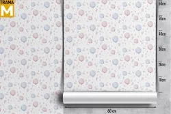 Carta da Parati Decorazioni e Pattern Righe e A pois