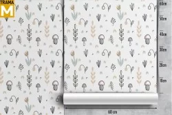 Wallpaper Decorations and Leaf Patterns