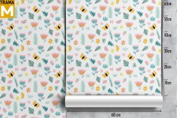 Carta da Parati animali Decorazioni e Pattern Fiori