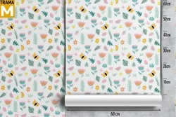 Animal Wallpaper Decorations and Flower Patterns