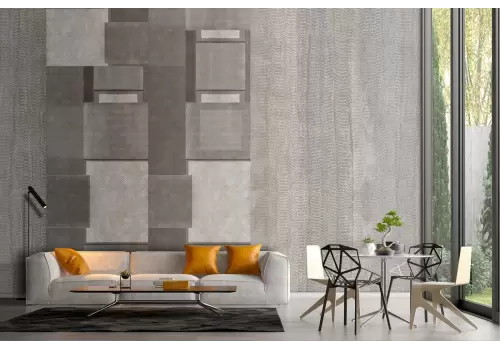 Carta da Parati superficie cemento calpestabile 2