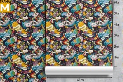 Wallpaper Airplanes Rockets Hot Air Balloons Writings Space and Planets