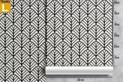 Wallpaper decoration geometric stripes pattern.