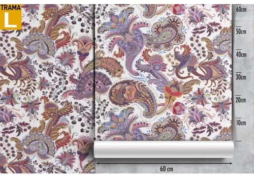 Carta da Parati fiori astratti natura vintage pattern. 2