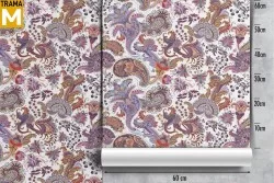 Abstract Flowers Vintage Nature Wallpaper