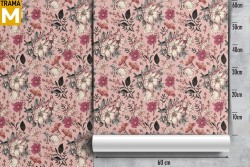 Vintage Nature Flowers Wallpaper