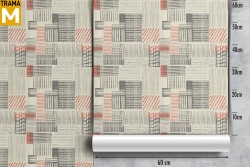 Vintage Stripes and Waves Wallpaper