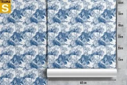 Carta da Parati Design e Stili Flora e Fauna Alberi Foglie Stilizzata Tropicale