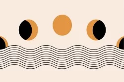 Carta da Parati Design e Stili Natura Astratta Orientale zen