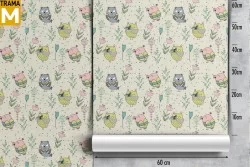 Carta da Parati Animali uccelli Decorazioni e Pattern