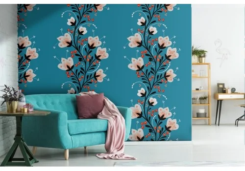 Flower crown wallpaper nature decoration.