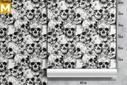 Dark Wallpaper and Skulls