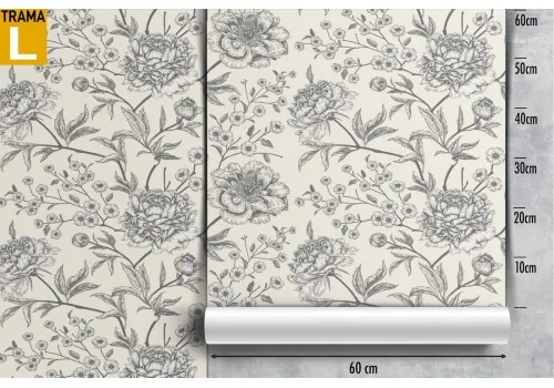 Refined flowers wallpaper nature decoration. 2