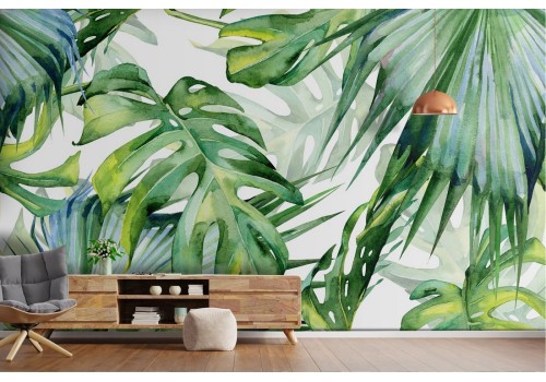 Tropical Leaves Wallpaper 2