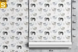 Carta da Parati Bambini Animali uccelli Decorazioni e Pattern