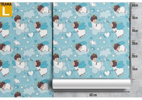 Wallpaper decoration baby angels. 2