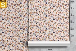 Wallpaper Design and Styles Flora and Fauna Nature Stylized Leaves