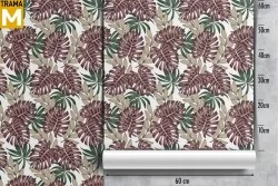 Abstract Tropical Leaves Wallpaper