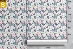 Children's Wallpaper Animals Birds Decorations and Patterns