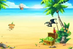 Carta da Parati Bambini Fantasy Paesaggi Pirati