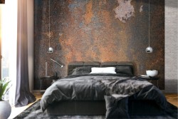 Carta da Parati Industrial Urban Metalli