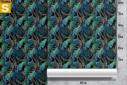 Wallpaper Design and Styles Flora and Fauna Luxury Tropical Leaves