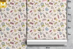 Wallpaper Decorations and Pattern Writings