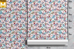 Carta da Parati Animali uccelli Decorazioni e Pattern