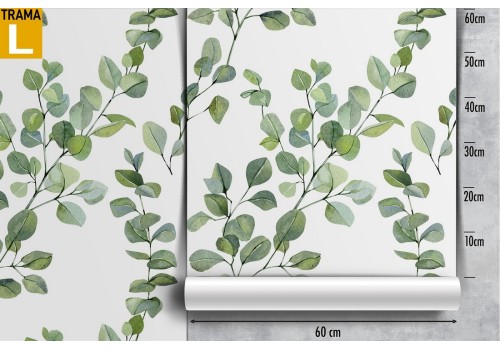 Green leaves wallpaper nature refined decoration. 2