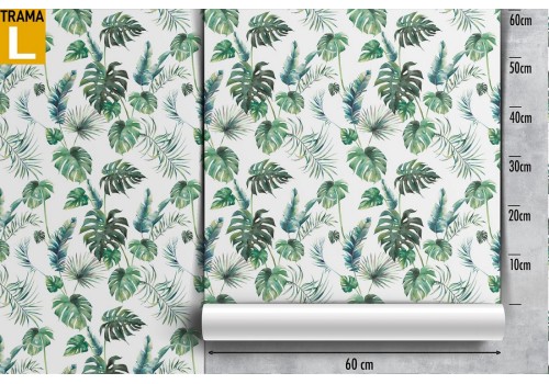 Tropical leaves wallpaper nature decoration. 2