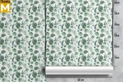 Carta da Parati Foglie Tropicale