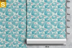 Carta da Parati Design e Stili Flora e Fauna Foglie Natura Stilizzata