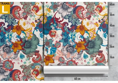 Abstract flower wallpaper decoration. 2