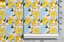 Carta da Parati Fiori Moderna Natura