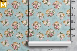 Vintage Nature Flowers Wallpaper