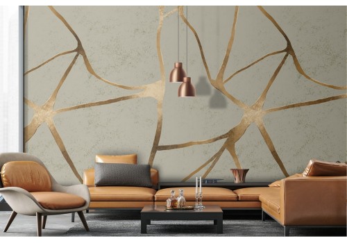 Carta da Parati linee casuali luxury.