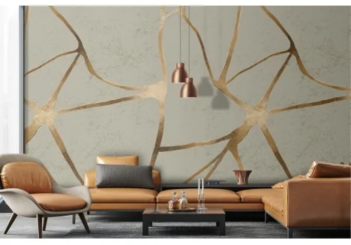 Carta da Parati linee casuali luxury.