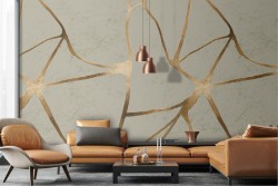 Carta da Parati linee casuali luxury.