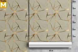 Luxury Modern Wallpaper Stripes and Waves