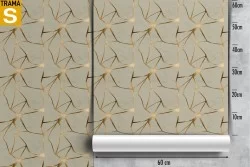 Carta da Parati Design e Stili Luxury Moderna Righe e Onde