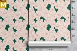 Stylized Nature Flowers Wallpaper