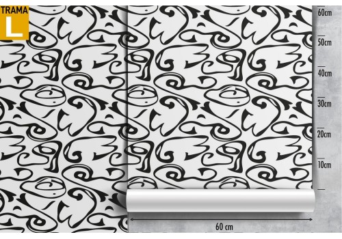 Carta da Parati linee irregolari pattern. 2