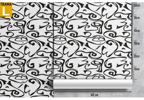 Carta da Parati linee irregolari pattern. 2