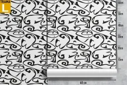 Irregular lines wallpaper pattern.