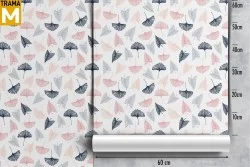 Modern Stylized Nature Leaves Wallpaper
