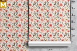 Carta da Parati Fiori Moderna Natura