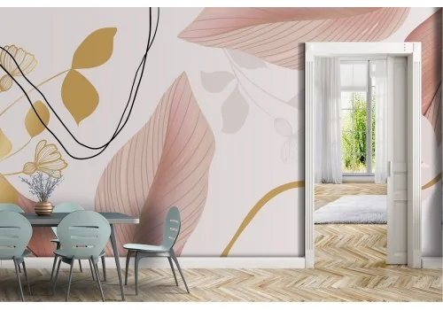 Abstract nature leaves wallpaper decoration 2