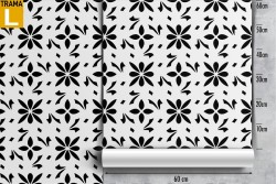 Vintage geometric wallpaper decorations.