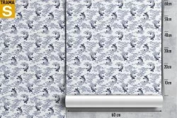 Wallpaper Design and Styles Flora and Fauna Animals Oriental Nature Zen